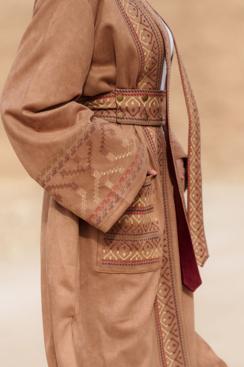 Elegant Sinai Beige Kaftan – قفطان بيج أنيق
